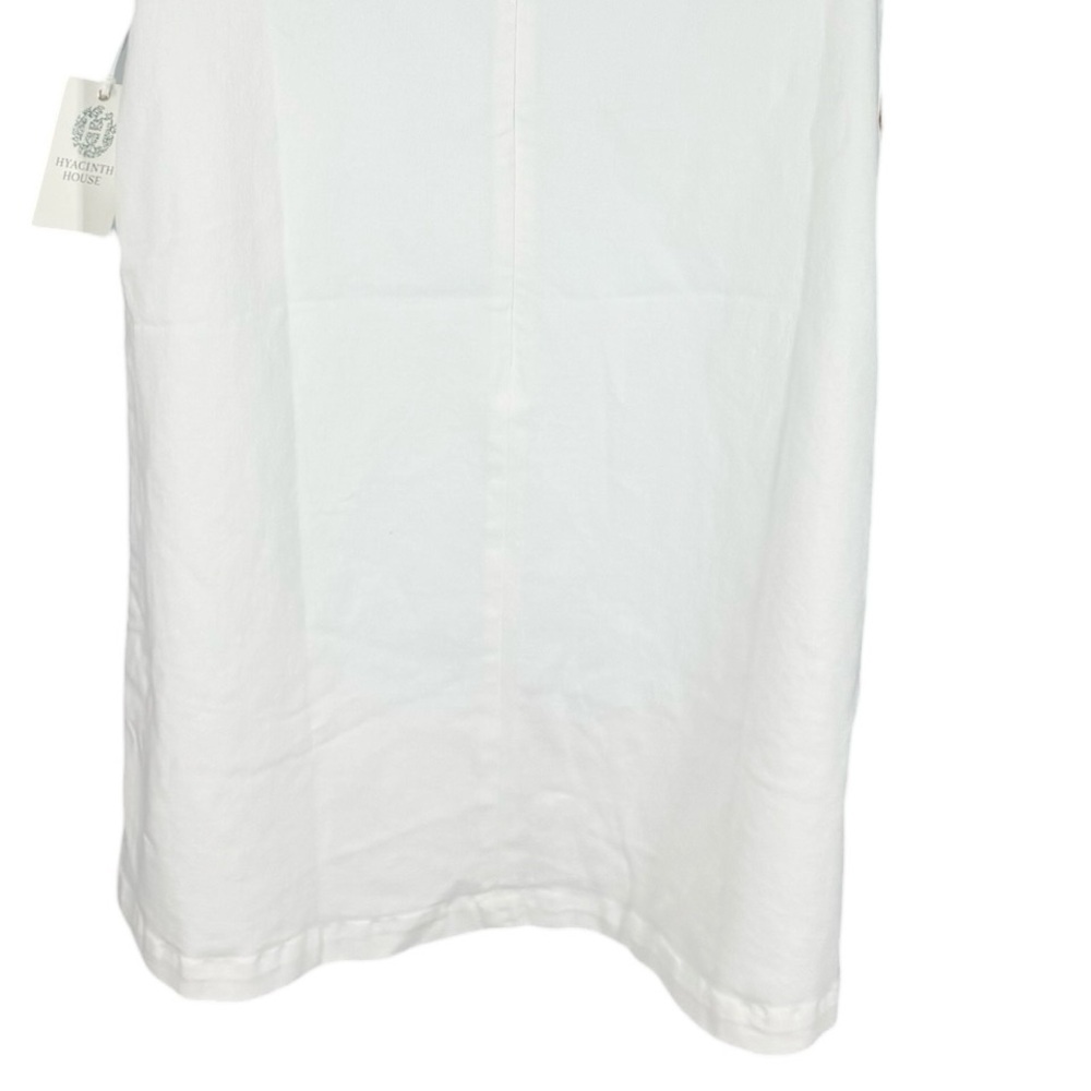 Tuckernuck Hyacinth House Bitsy Twill Mini Swing Dress White NWT Size L - Picture 8 of 12